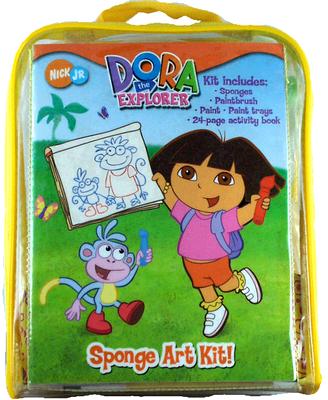 Dora the Explorer Sponge Art Kit