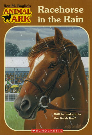 Racehorse in the Rain