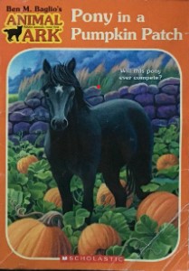 Pony in a Pumpkin Patch