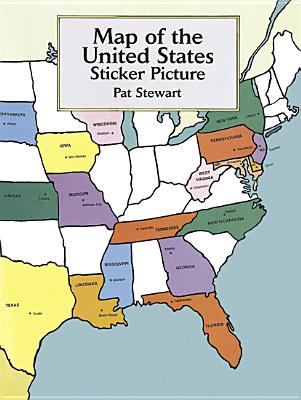 Map of the United States Sticker Picture