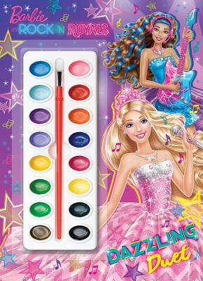 Barbie: Rock 'n Royals Deluxe Paintbox Book