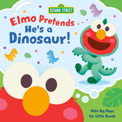Elmo Pretends...He's a Dinosaur!