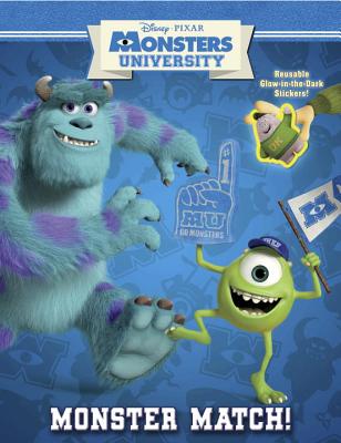Monsters University Glow-In-The-Dark Reusable Sticker Book