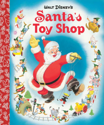 Santa's Toy Shop Little Golden Board Book