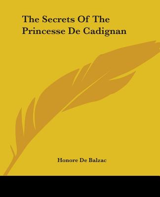 The Secrets Of The Princesse De Cadignan