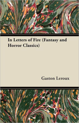 In Letters Of Fire