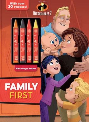 Disney Pixar Incredibles 2 Color & Activity with Crayons