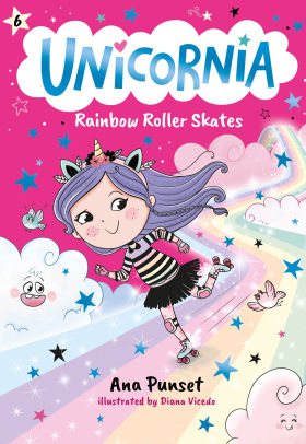 Rainbow Roller Skates