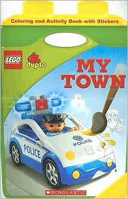 Learn With Lego: My Town: A Color and Activity Book with Stickers