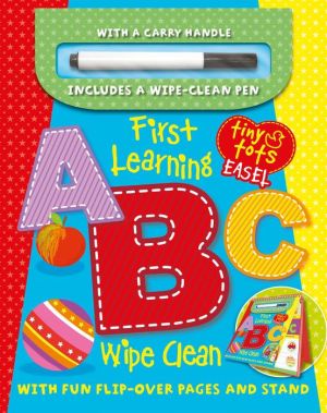 First Learning ABC Wipe Clean Easel w/ Pen