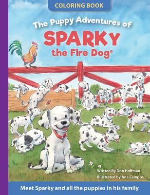 The Puppy Adventures of Sparky the Fire Dog Coloring Book