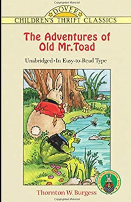 The Adventures of Old Mr. Toad illustrated