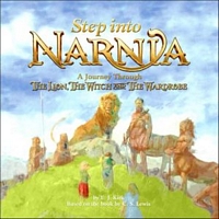 Cover of Step into Narnia: A Journey through the Lion, the Witch and the Wardrobe by E.J. Kirk