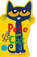 Cover of Pete the Cat Shaped Board Book by James Dean