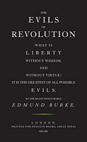 Cover of The Evils of Revolution by Edmund Burke