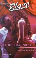 Cover of About That Night by Jeanie London