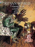 Cover of Rip Van Winkle Coloring Book by A. Rackham; P. Stewart
