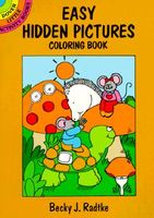 Cover of Easy Hidden Pictures Coloring Book by Becky Radtke