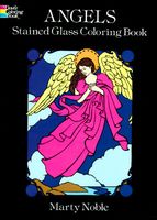 Angels Stained Glass Coloring Book