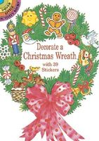 Decorate a Christmas Wreath with 39 Stickers