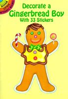 Decorate a Gingerbread Boy with 33 Stickers