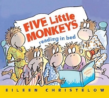 Five Little Monkeys Reading in Bed