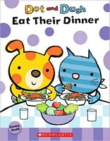 Dot and Dash Eat Their Dinner