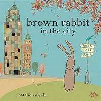 Brown Rabbit in the City