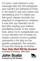 Your Hate Mail Will Be Graded