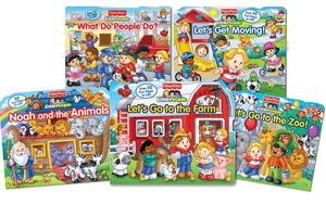 Cover of Fisher-Price Little People Lift the Flap Library 2 by Assorted