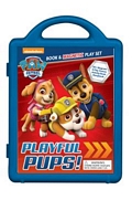 Playful Pups!: Book & Magnetic Playset