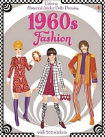 Cover of Historical Sticker Dolly Dressing 1960s Fashion by Emily Bone