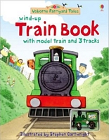 Wind-Up Train Book with Model Train and 3 Tracks