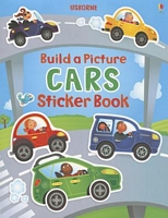 Cover of Build a Picture Cars Sticker Book by Felicity Brooks