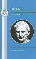 Cover of Cicero: de Imperio by C. MacDonald