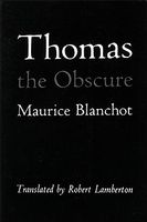 Cover of Thomas the Obscure by Maurice Blanchot