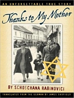 Cover of Thanks to My Mother by Schoschana Rabinovici