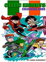 Celtic Knights Colouring Book