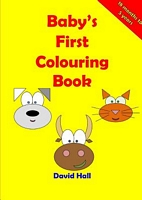 Cover of Baby's First Colouring Book by David Hall
