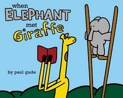 Giraffe and Elephant Are Friends