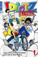 Cover of Idiotz manga by Gary Greenfield
