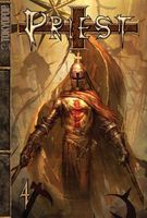 Cover of Priest manga volume 4: Harbinger's Song by Min-Woo Hyung