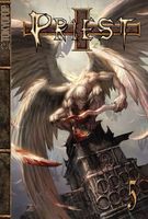 Cover of Priest manga volume 5: Ballad of a Fallen Angel by Min-Woo Hyung