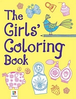Cover of The Girls' Coloring Book by Hinkler Books