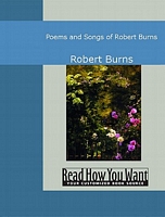 Cover of Poems and Songs of Robert Burns by Robert Burns