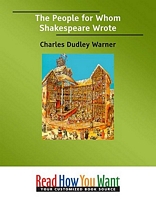 The People for Whom Shakespeare Wrote