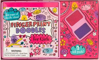 Cover of Fingerprint Doodles for Girls by Kirsty Neale