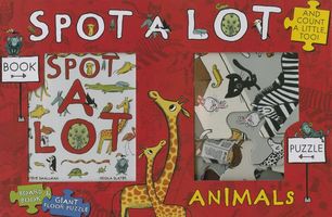 Spot a Lot Animals Book and 20 Piece Jigsaw Puzzle