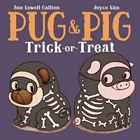 Pug and Pig Trick-Or-Treat