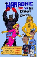 Cover of The Karaoke Duo vs. the Karaoke Zombies by Edwin Stark